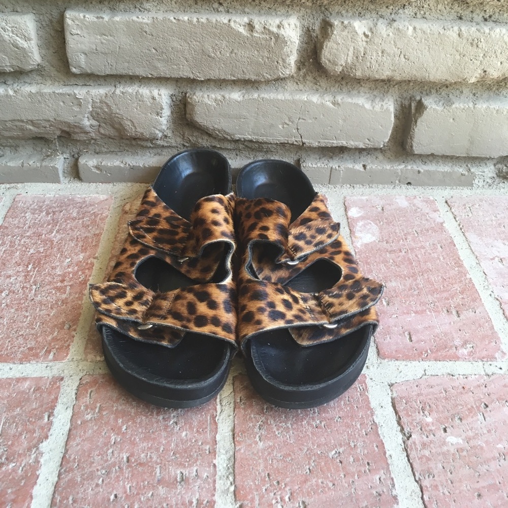 Iro Studded Leopard Sandal